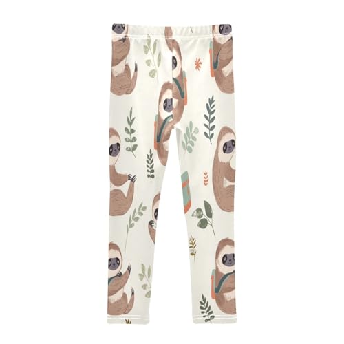 Toddler Girls Leggings Printed Yoga Pants Leggings Brown Backpack Koala for Kids2