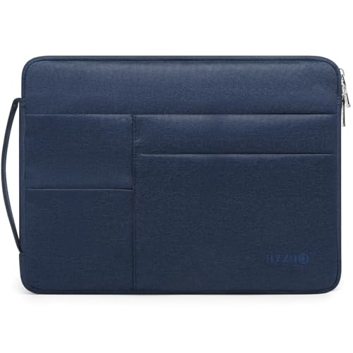 HYZUO 14-15 Zoll Laptop Hülle Tasche für MacBook Air 15 M5 A3448 M4 M3 M2 MacBook Pro 15 15 Surface Laptop XPS 14/15 Plus Schutzhülle für 14 HP Dell Lenovo ThinkPad Asus Acer Navy Blau