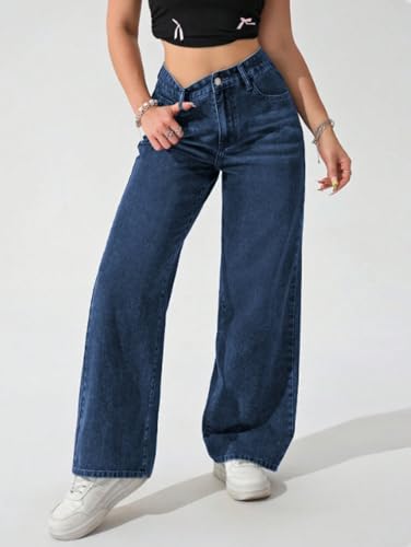 Image of Ben Martin Baggy Jeans for Women || Women,s Loose Jean Pants || Oversized Jean's for Women's || Wide Leg Jean,s for Woman || Casual Jins for Woman's || Loose Jin Pant for Woman,s 2-BM-JJ33