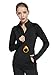 Westkun T-Shirt Termica da Donna da Corsa Sportive a Maniche Lunghe e con 1/4 Zip Pull On Maglietta Leggera(Nero-Termica-B,XS)