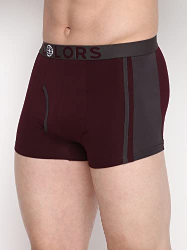 Image of RUPA FRONTLINE Colors Men's Front Open Athlefit Mini Trunks | Soft-Touch Cotton Stretch | Snug Fit | Breathable Fabric | Supporter Brief | Pack of 1