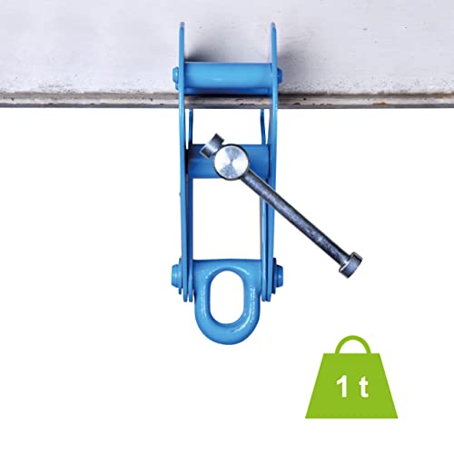 Tractel Corso Beam Clamp - Adjustable Clamp | 1 Ton - 2200 Lbs Load Capacity | 3 To 9 Inch Opening | Heavy Duty Design & Industrial Strength | Lt-1B Model #TOP2