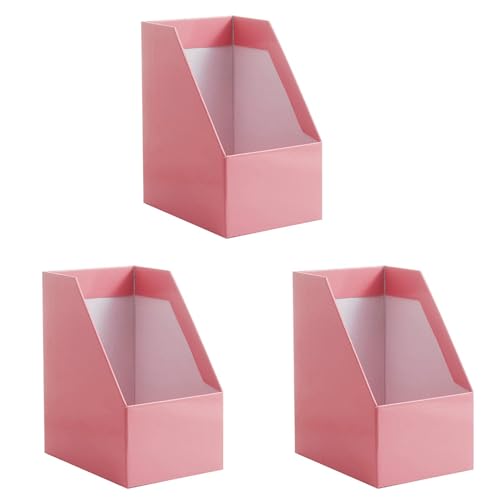 Porte-fichiers pliable lot de 3 grand organisateur de bureau en carton pour maison