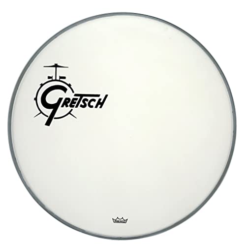 Gretsch Bass Drum, peau de grosse caisse, Ambassador white coated 26'', GRDHCW26O Cover