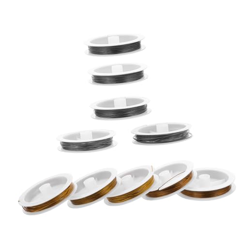 Alambres de acero flexibles de 5 tamaños para bisutería y pulseras caseras