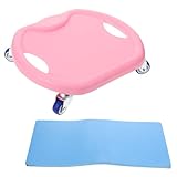 BESPORTBLE Healthy Abdominal Discs Workout Sliders Roller Abdominal Training Plate Exercise Equipment Comfortable Handle for Core Strength