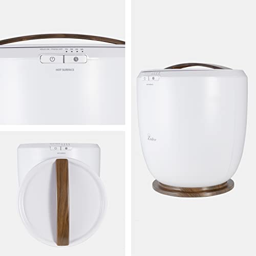 Zadro Tabletop Hot Towel Warmer (White) & Wide Squeegee (Black) Bundled Deal #TOP1