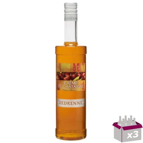 Lot de 3 Vedrenne - Crème de châtaigne 18° - 70cL