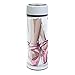 Borraccia termica in acciaio inox con design a forma di scarpe da balletto e ballerina, a doppia parete, per sport, viaggi, escursioni, per bevande calde e fredde