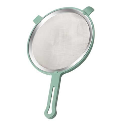 LALAFINA ステンレス製家用こし器スプーン 密孔メッシュ粉ふるい パスタ水切り 餃子用ざる キッチン用耐錆ストレーナー効率的調理向け