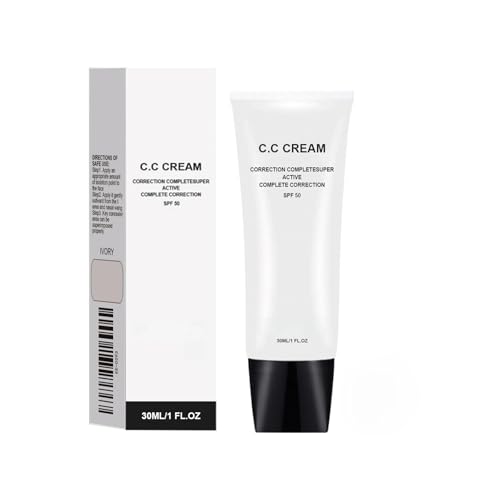 CC Crema Correctora SPF 50 – Base de Maquillaje con Cobertura Total, 24h Hidratación & Acabado Natural. (2# color natural)