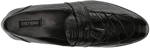 Stacy Adams Men's Santana II Tassel Loafer, Black, 11 | Image 4