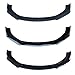 Front Bumper Spoiler Compatible for VW Scirocco R 2009-2015(Matte Black)