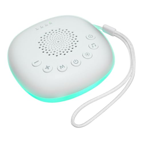 Máquina de ruido, ayuda portátil para dormir para niños | Recargable por USB, ayuda relajante relajante con sonidos naturales para guardería, dormitorio, viajes, meditación, sala de estudio