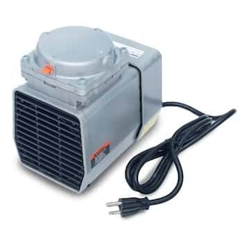 Cole-Parmer Gast DOA-P701-AA Oilless Air Compressor, Diaphragm compressor pump, 1.1 cfm, 115 VAC
