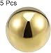 XYWHPGV 60mm Dia 201 Stainless Steel Hollow Cap Ball Spheres for Handrail Stair Newel Post Gold Tone 5pcs(165e1 9f0c0 3691b 433c0 fc892 716ee