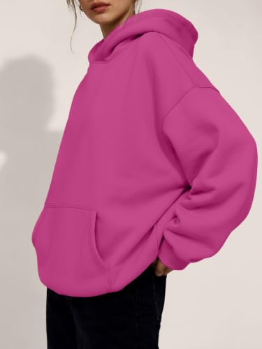 Image of Trendy Queen Women Oversized Hoodies Fall Outfits | Gentle Skin Feel, Aesthetic Drop Shoulder, Large Kangaroo Pocket, Seamless Daily Outfit Match