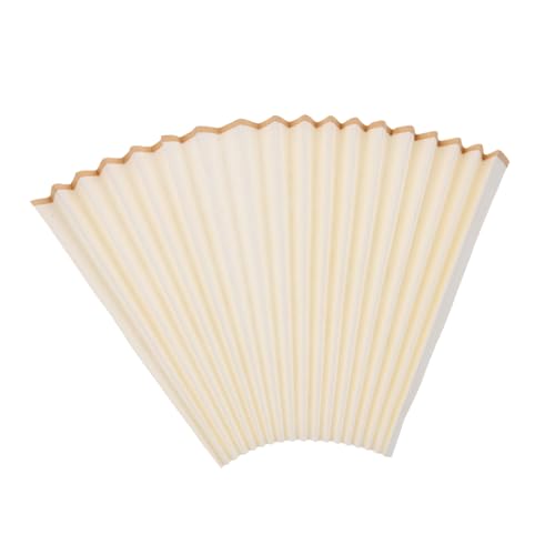 ABOOFAN Superficie De Ventilador Plegable para Ventilador De Bricolaje, Material De Superficie De Ventilador Plegable, Ventilador Sin Terminar para Ventilador Hecho A Mano