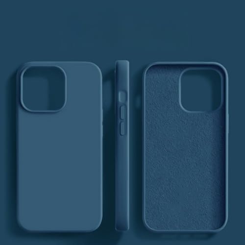 JZFDCLF Funda de Silicona líquida Suave para iPhone 15, 14, 13, 12, 11 Pro MAX, Mini, XR, X, XS, 8 Plus, a Prueba de Golpes, Y3, para iPhone 12 Mini