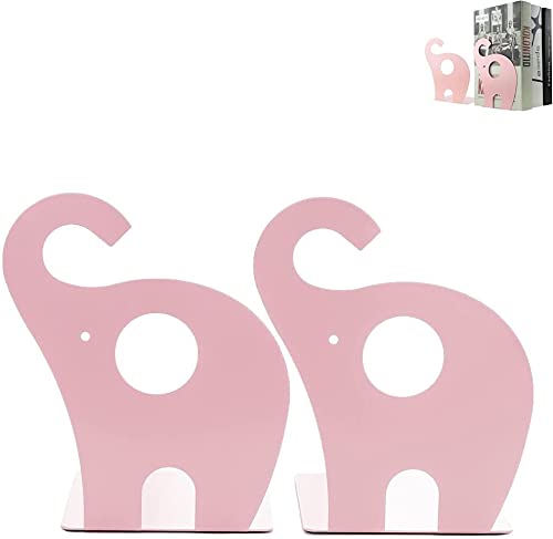 NC Sujetalibros para niños Elefante Creativo Libros de Hierro para niños papelería mesas Simples niños sujetalibros de Animales 1 par 19x12cm