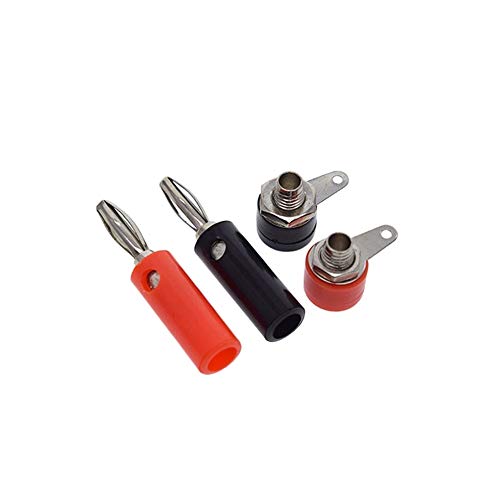 1set Männliche Und Weibliche J072 4mm Bananenstecker Männliche Und Weibliche Zum Einfügen Verbinder Bananen Pin DIY Modellteilen
