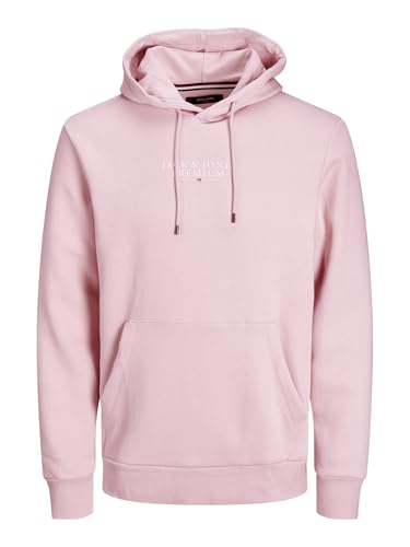 JACK & JONES Hood Jprbluarchie Noos Sweat à Capuche, Rose Tendre, XL Homme JACK & JONES Hood Jprbluarchie Noos Sweat à Capuche, Rose Tendre, XL Homme