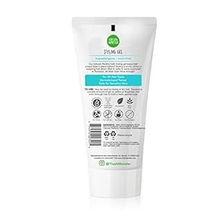 Fresh Monster Kids Hair Styling Gel, Medium Hold Alcohol-Free, Natural Hair Gel for Kids & Toddlers (6oz.)