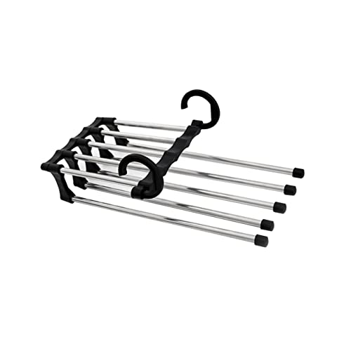 HOOTNEE Drying Pants Rack Hangers Clothes Rack Travel Hanger Clothes Hanger Black