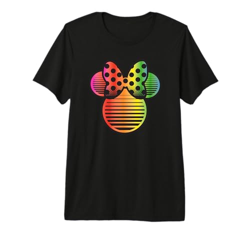 T-shirt Minnie Mouse arc-en-ciel pour vos journées mode et sorties estivales
