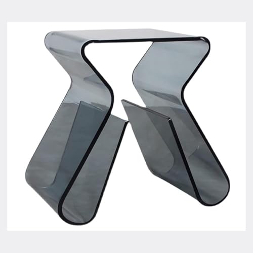 Table d'appoint en acrylique de qualité supérieure avec rangement