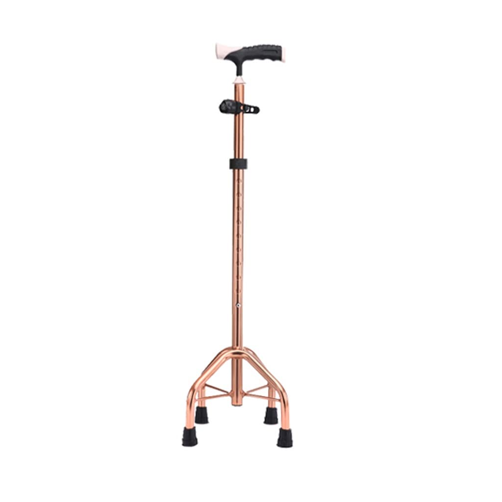 Bastón de Paseo, muleta, bastón para Personas Mayores, bastón de Cuatro Patas, bastón de Ocho Patas, Ligero, Antideslizante, Multifuncional, muletas para Personas Mayores con Hueso