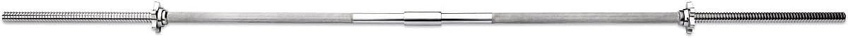 Marcy 6 ft. Two-Piece Standard Weight Bar with Spin Lock Collars TRB-72.2