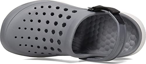 Joybees Modern Clog - Women's And Men's Comfortable Supportive Slip-On Shoe With Adjustable Strap - Charcoal/Light Grey - Women's Size 9, Men's Size 7 #TOP4