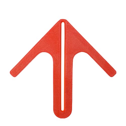 Ungtyb Centering Tool, Handcraft Measuring Gadget, Professional Center Finder Durabled Design for Carpentry, Machining, Workshop, Alignement précis, 4.53x4.8 Inches