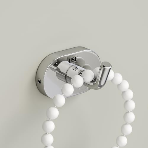 Image of LAPO 304 Stainless Steel Combo Bathroom Accessories Set (24 inch Towel Rod,Single Soap Dish,Napkin Ring,Tumbler Holder, Towel Robe Hook) Bathroom Accessories- (Kik- 5 Piece Combo Set,Chrome Finish)