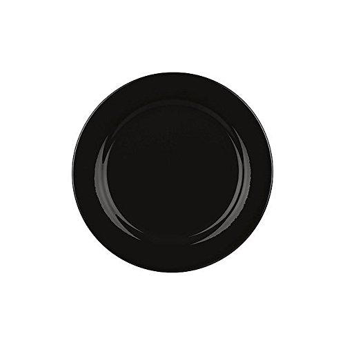 Waechtersbach 7713216022 Fun Factory Rimmed Salad Plate In Black #TOP30