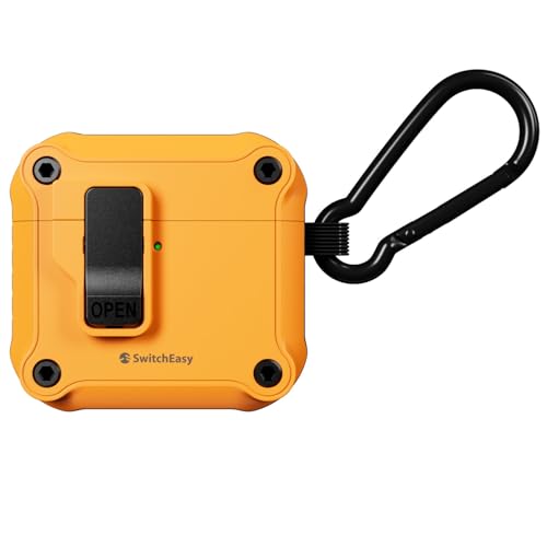 ySwitchEasyz AirPods 4 Ή P[X ϏՌ h~ Jri t Jo[ bN @\ t CX[d MagSafe Ή [ AirPods4 GA|bc 4 4 Ή ] case Rugged Shield C
