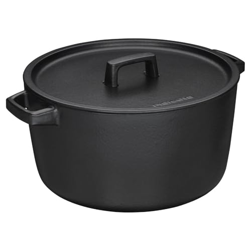 Fiskars Folken Fait-Tout en Fonte avec Couvercle, 6 L, Émaillée, Compatible Tous Feux, 1075697