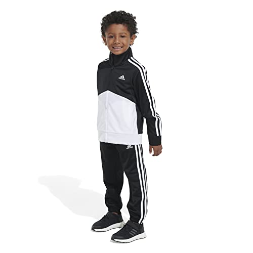 Image of adidas Boys' 2-piece Color Block Tricot Track Set