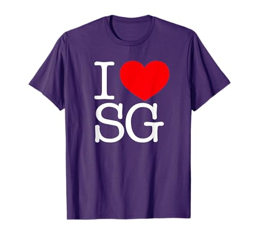 I Love (Heart) SG T-Shirt