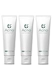 ニキビ ニキビ跡 ケア 洗顔 フォーム 薬用 Acno face wash 【 洗顔ネット 付き】医薬部外品 100g 泡洗顔 洗顔料 石けん 脂性肌 敏感肌 男女全肌使用可能(100g×3個)