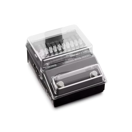 Decksaver Cover for Boss 200 series - Super-Durable Polycarbonate Protective lid in Smoked Clear Colour, Made in The UK - The Guitarists’ Choice for Unbeatable Protection