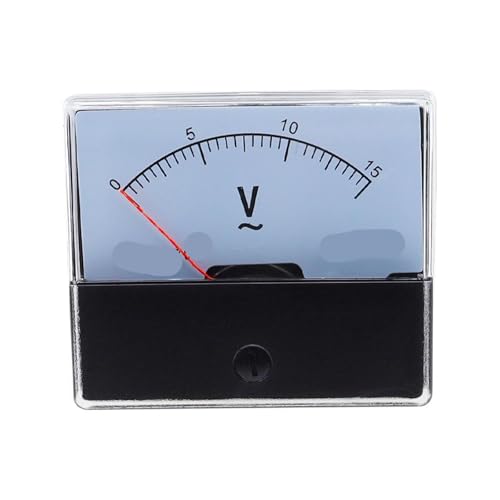 Voltmètre CA DH-670 cadran aiguille de 100V alternatif pour mesure de tension secteur
