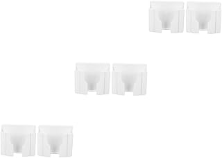 OSALADI 6 Pcs Wall Mount Camera Bracket Camera Wall Mount Lazy Mobile Phone Rack Wall Mounted Phone Holder Bed Side Shelf Wall Phone Holder Wall Organizer The Lazy White The Bed abs