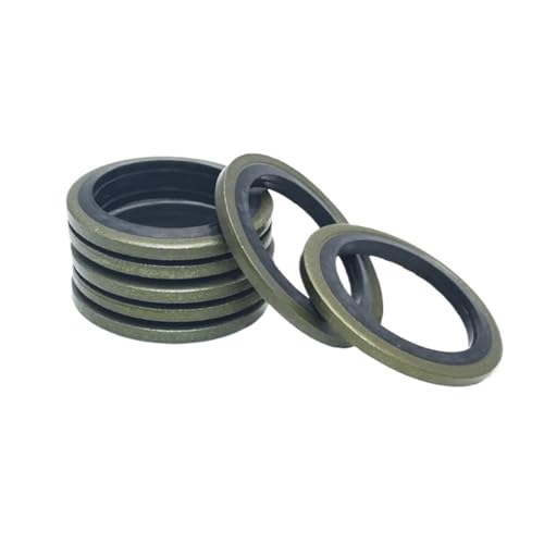 Kit rondelle détanchéité combinée M6-M16 en métal et caoutchouc pour vis de vidange