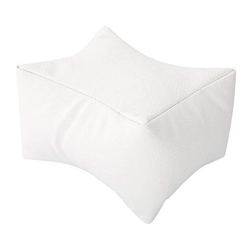 Hand Rest Cushion Pillow Nail Art Design, Hand Pillow Washable Soft PU Arm Rest Cushion Manicure Tool Salon Beauty Accessory (white)