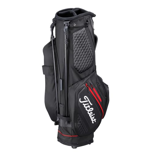 TITLEIST(タイトリスト) ジェットブラックプレミアム スタンドバッグ TB20SXSF-BK 9型(47インチ対応) 3枚目