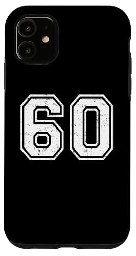 60 Number Sixty Team Sports OW \`[}b`O X}zP[X iPhone 11 p