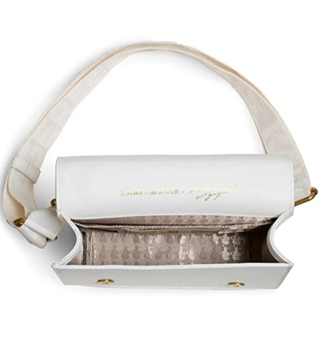 Image of KARL LAGERFELD Women's Simone Studded Satchel Crossbody
