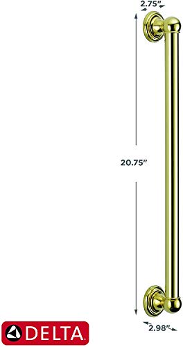 Delta Faucet 40024-Pb Ada Decorative Grab Bar, Polished Brass #TOP2